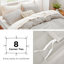  Housse de couette touffetée à rayures Shabby Chic GentleSoft ™-105311181-129483892