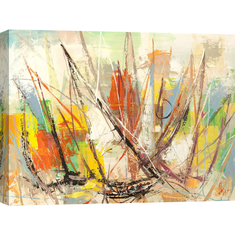 Sailboat Party by Luigi Florio - Wrapped Canvas Art Prints, 50cm H x 70cm W x 4cm D