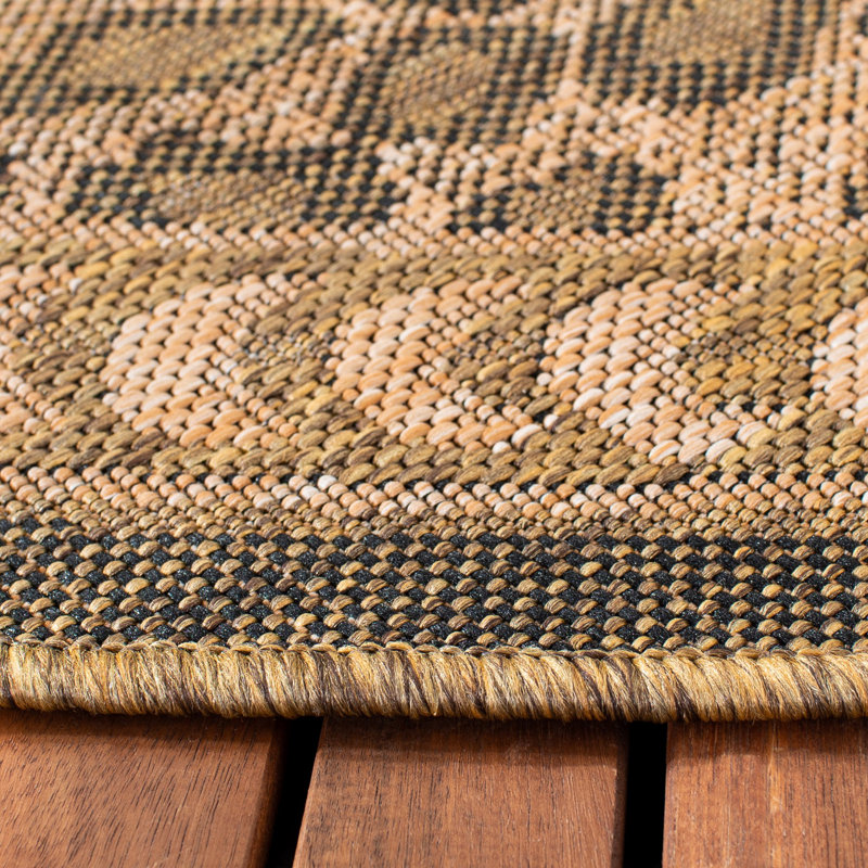 Colturo Performance Animal Print Indoor/Outdoor Area Rug, Round 7'1"