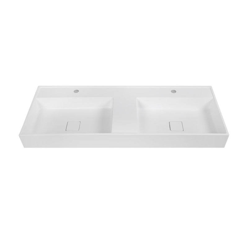 47.2" Solid Surface Resin Streamline Vanity Top