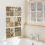 129.03cm W x 129.03cm L PVC Peel and Stick Mosaic Tile