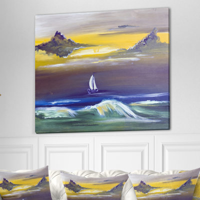 « voilier », peinture