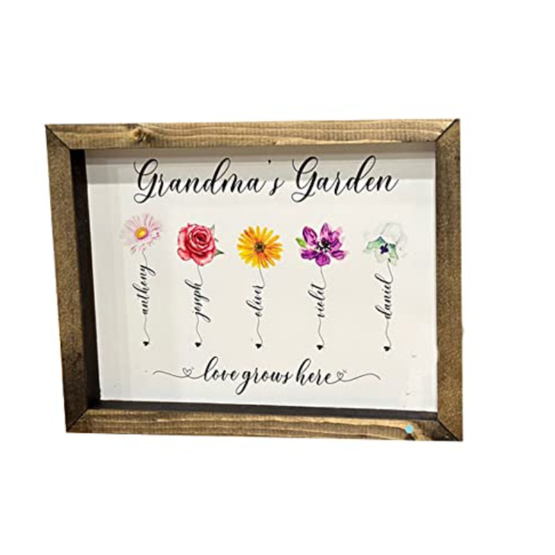 Aubriannah Brown Wood Picture Frame