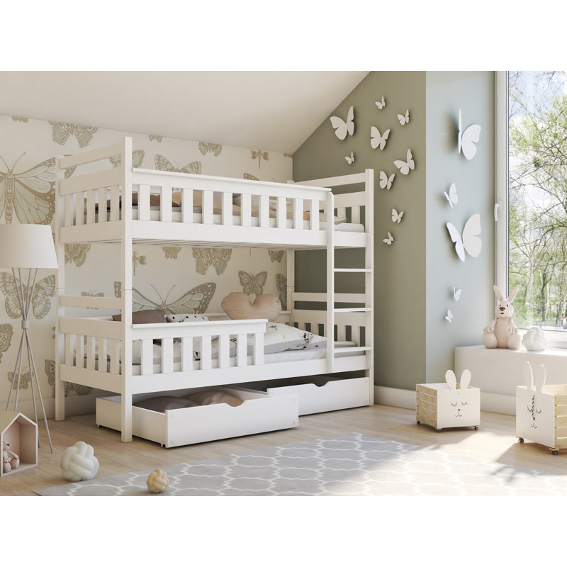 Clemmer Standard Bunk Bed, White