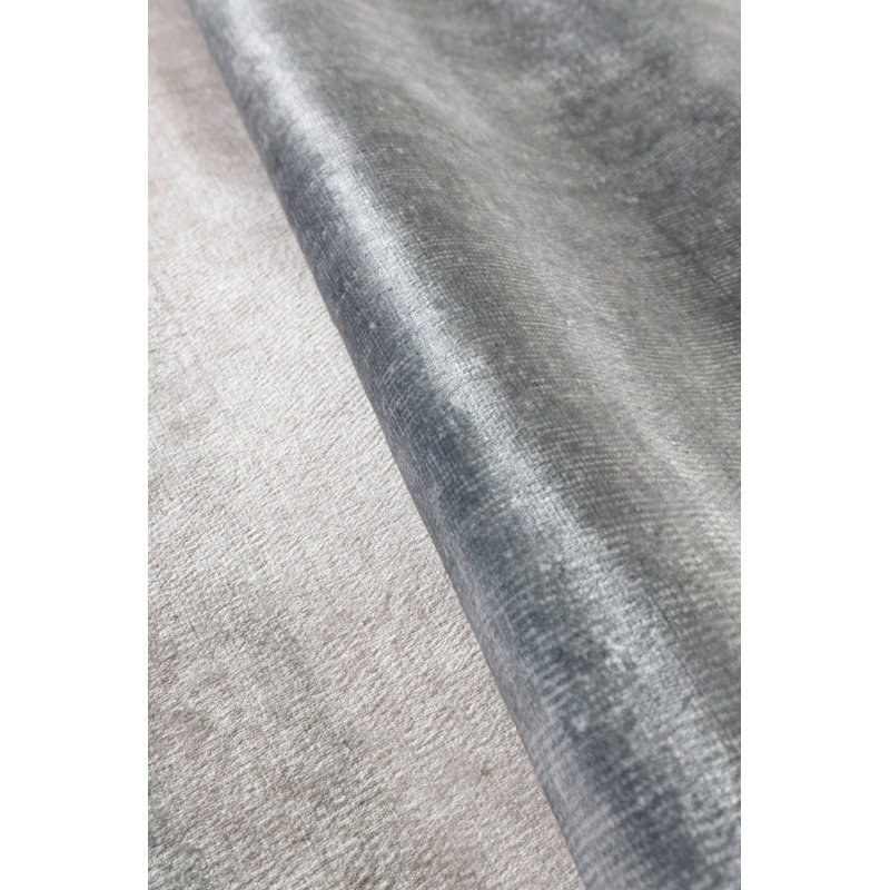Tapis décoratif vert en polyester tissé à la machine, Rectangle 5 pi 3 po x 7 pi 7 po