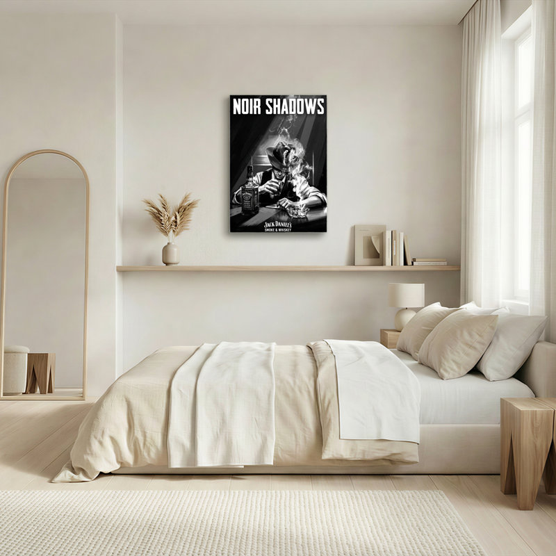 Ensemble de 1 toile murale noire Shadows, 2840