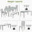 6 Pieces Dining Table Sets