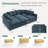 Modular Storage Sleeper Cloud Sofa Upholstered Corduroy Sectional Couch-120628581