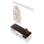 Upholstered Bench with Drawers and Shelves-71038557
