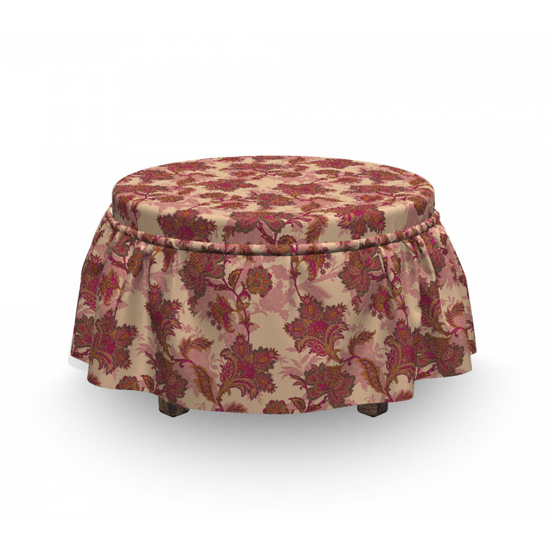 Box Cushion Ottoman Slipcover