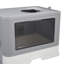 Araceli Plastic Enclosed Litter Box with Scoop