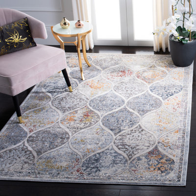 History 500 Performance Geometric Rug