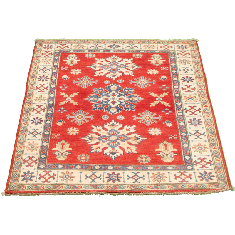 Qaiden One-of-a-Kind 4' X 6' 2010s Wool Area Rug in Brown