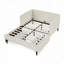 Upholstered Platform Bed Frame with Drawers-1161630751-1161630750