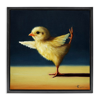 Yoga Chicks, peinture animalière amusante