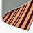 HorizontalStripes Orange Indoor and Outdoor Area Rug-1295176338