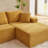 Comfortable Corduroy Sofas, Cloud-inspired Modular Design For Living Spaces