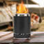 Round Stainless Steel Charcoal Fire Pit
