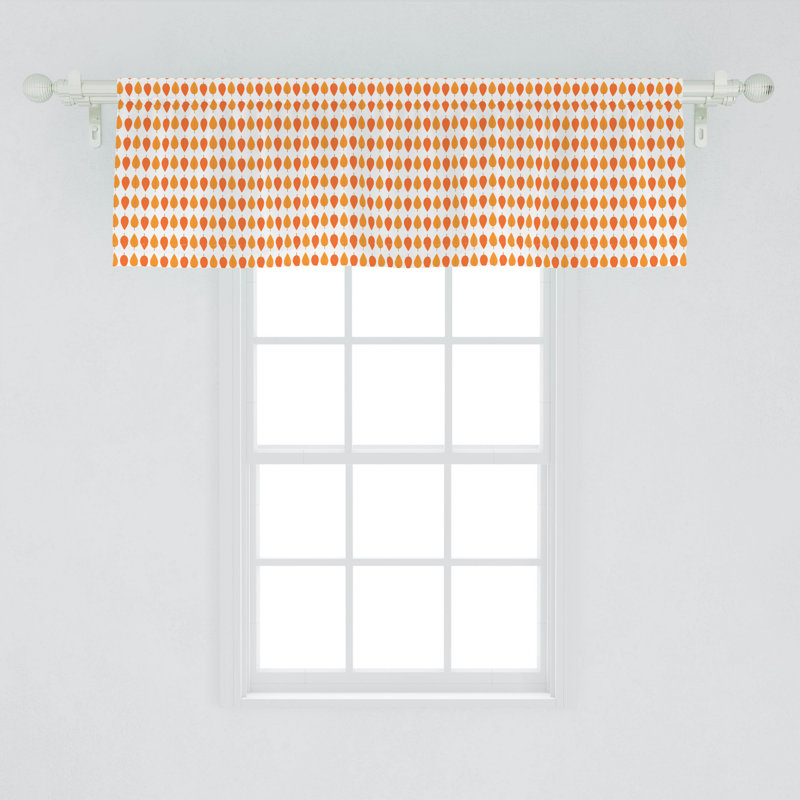 Floral Tailored Window Valance