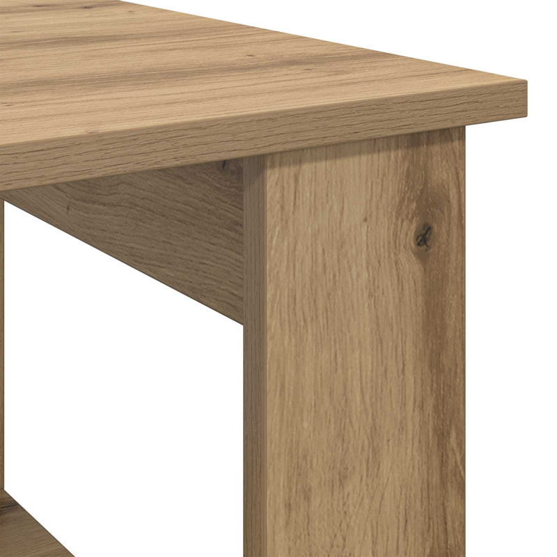 Coffee Table with Storage, 50cm. H x 72cm. L x 50cm. W, Artisan Oak