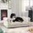 Elegant Rectangular Pet Bed for Small and Medium-Sized Dogs, Durable and Comfortable, Ideal for Indoor Use.-2061190905