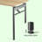 Allensville Adjustable Height and Foldable Steel Writing Desk-1987110123