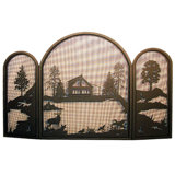 3 Panel Fireplace Screen