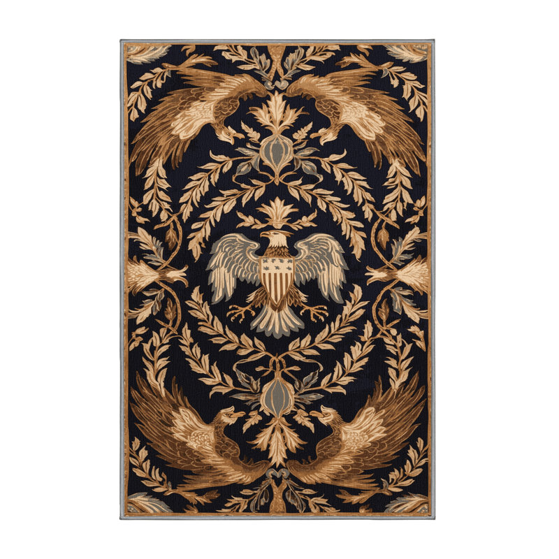 Tapis mauve lavable à la machine, Rectangle 7 pi x 9 pi