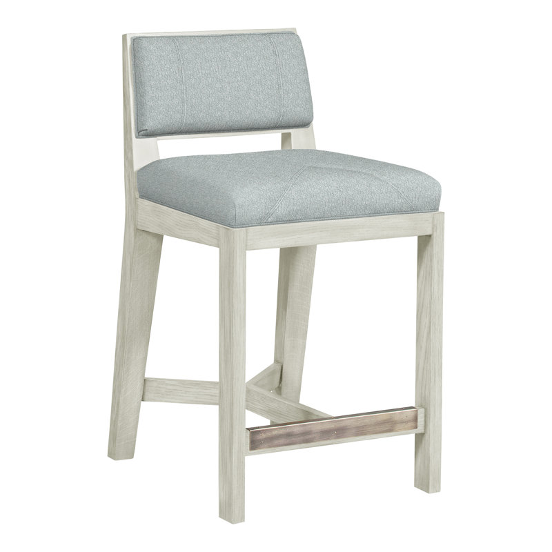 Thom Filicia Solid Wood 26.5" Counter Stool, Wrenn, Ian Haze