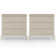 Grande commode 3 tiroirs Amberrae, ensemble de 2