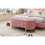 Velours rose polyvalent avec construction, chambre à coucher et espaces de vie