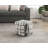 Square Pouf Fabric Upholstery Ottoman, Footstool, Non-Slip Floor Pouf-150969637