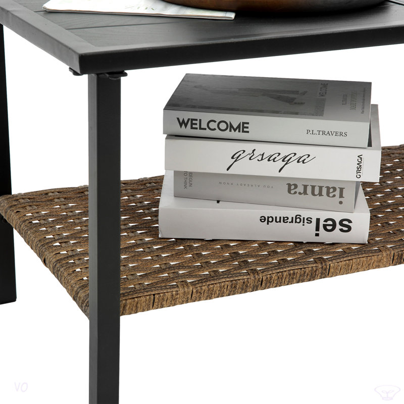 Ensemble de canapé de conversation modulaire à patio 4 pièces avec canapé d'extérieur KD Rattan Wicker, Gris
