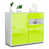 White/High-gloss green