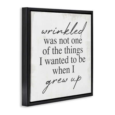 «Sassy Wrinkled Aging»