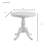 Classic Beige 30-Inch Round Space-Saving Pedestal Dining Table-90108569-90108566