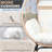 3 Pieces Patio Egg Chairs  With Side Table Set