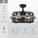 Rishel 20'' Ceiling Fan with Light Kit