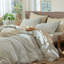 Ensemble de housse de couette à rayures 100% coton lavé MooMee-111721004-118026350