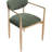 Riccio Performance Fabric Upholstered Dining Arm Chair-992955089-992955098