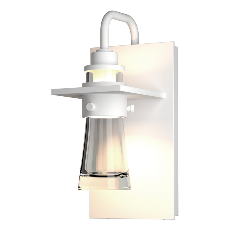Erlenmeyer Large Outdoor Sconce, Coastal White