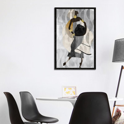 Neutral Dancing Woman II by Nikki Chu - Print on Canvas