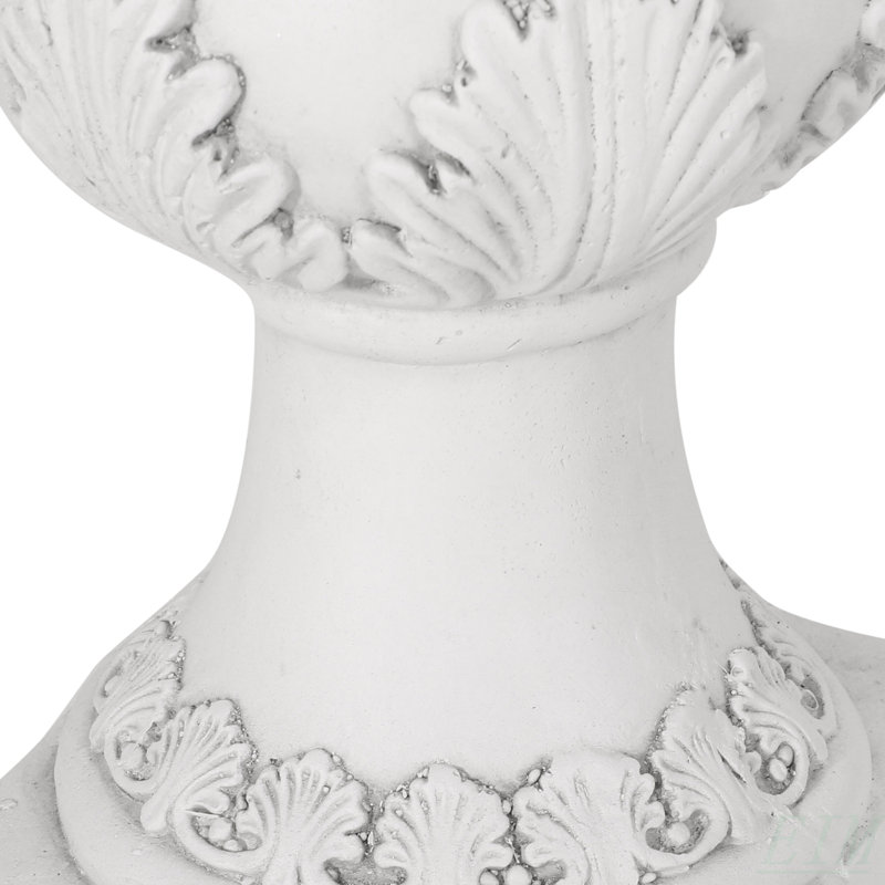 Mgo Garden Urn Planter, Antique White