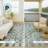 Machine Washable Indoor/Outdoor Chantille ACN2628 Abstract Rug-759629249-759629257
