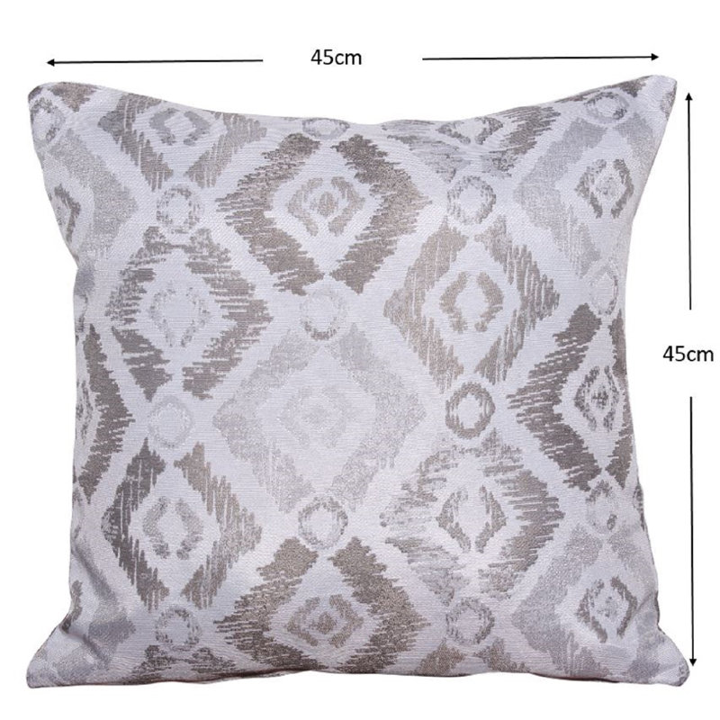 patterned Scatter Cushion - Pack of 2, Grey