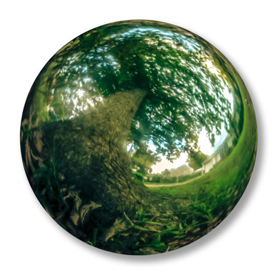 Champlain Metal Abstract Gazing Ball