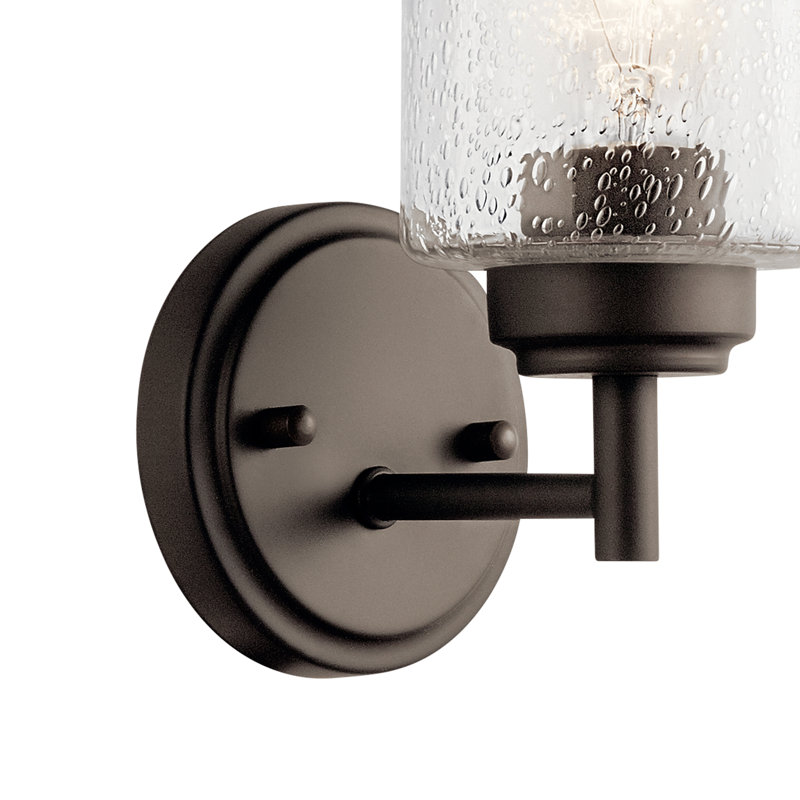 Applique murale à bras 1 lumière Winslow, Bronze vieilli