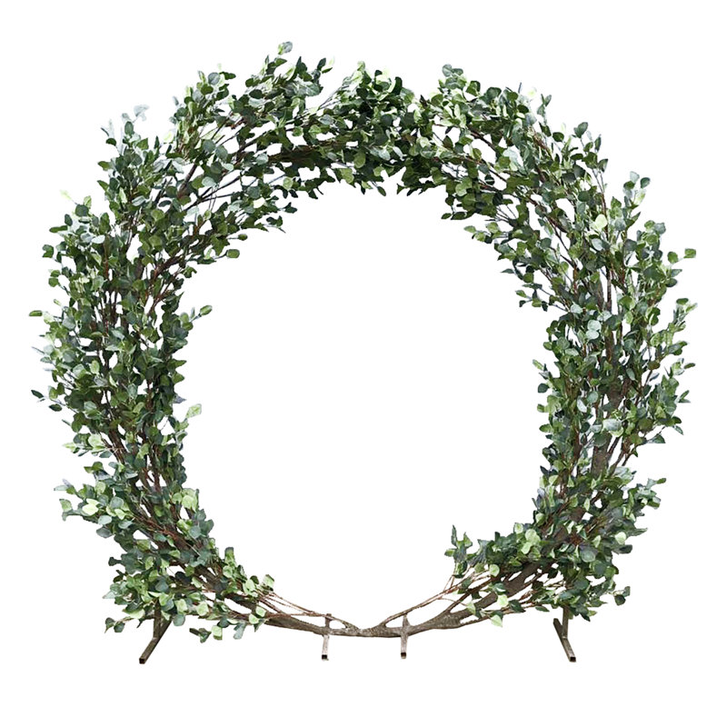 62.5'' Faux Tree in Metal Freestanding
