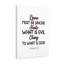 Love Must Be Sincere Romans 12:9 - Wrapped Canvas Print-365462884