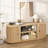 62" TV Stand with Tambour Door-1878368761
